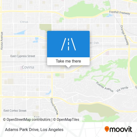 Adams Park Drive map