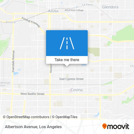 Albertson Avenue map