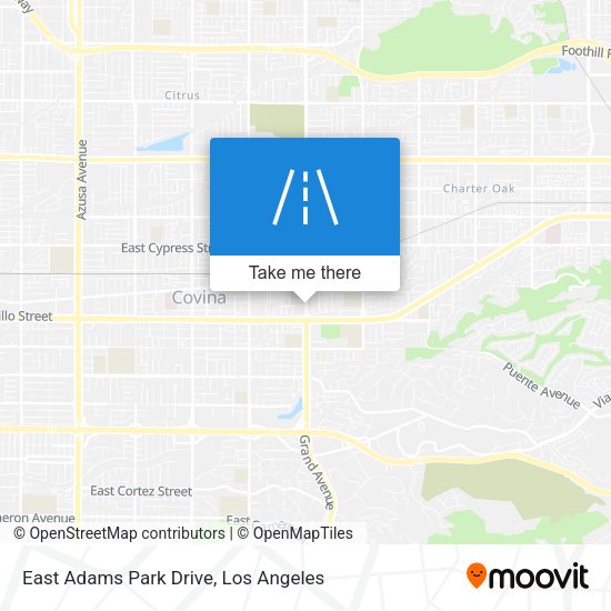 East Adams Park Drive map