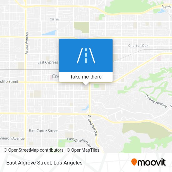 East Algrove Street map
