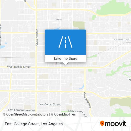 East College Street map