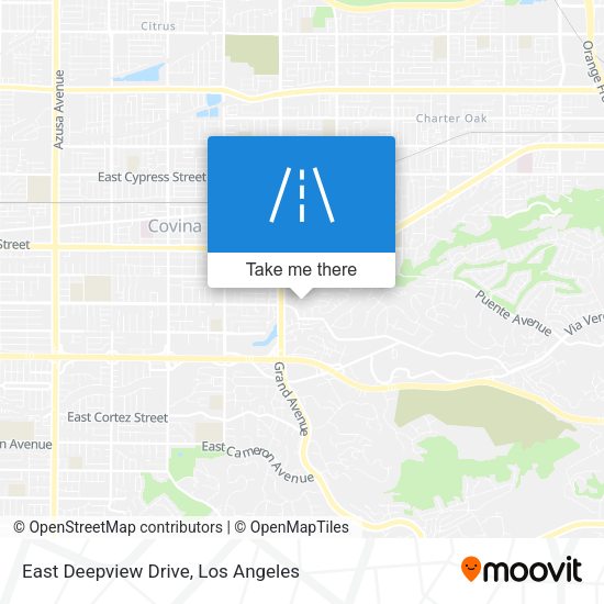 East Deepview Drive map