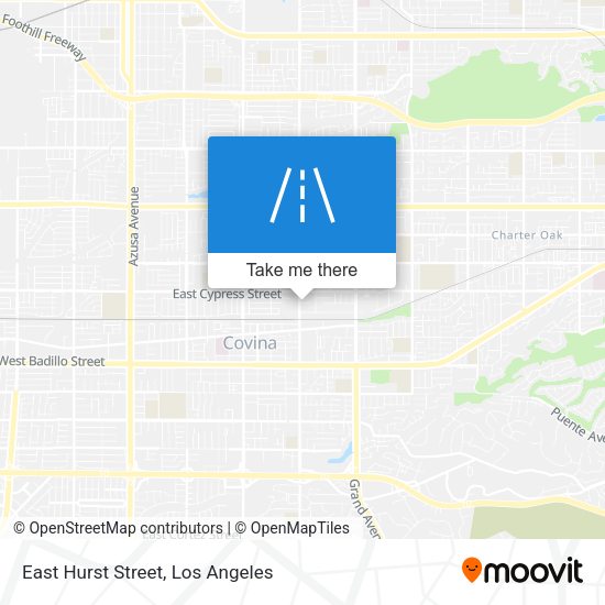 Mapa de East Hurst Street