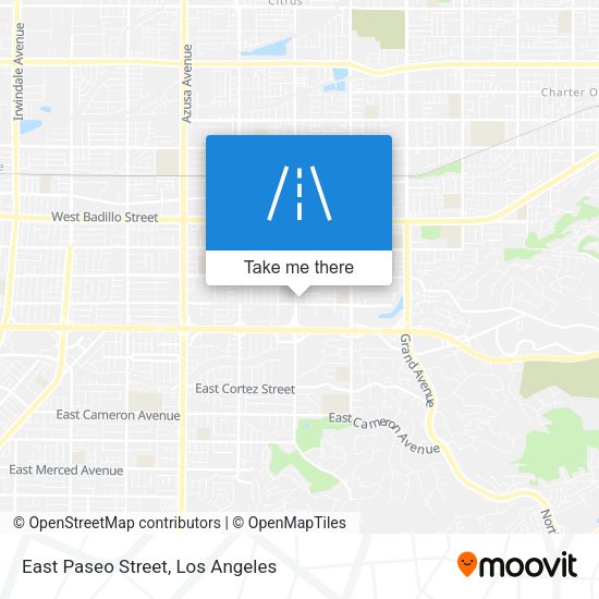 East Paseo Street map