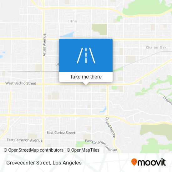 Mapa de Grovecenter Street