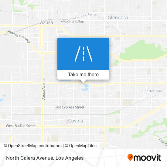 Mapa de North Calera Avenue