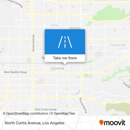 North Curtis Avenue map