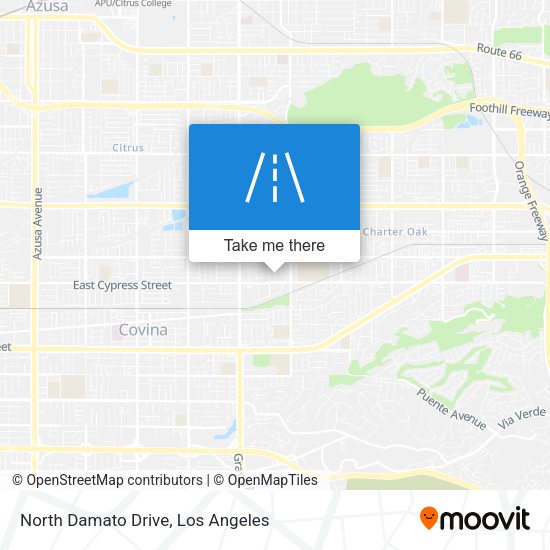 North Damato Drive map