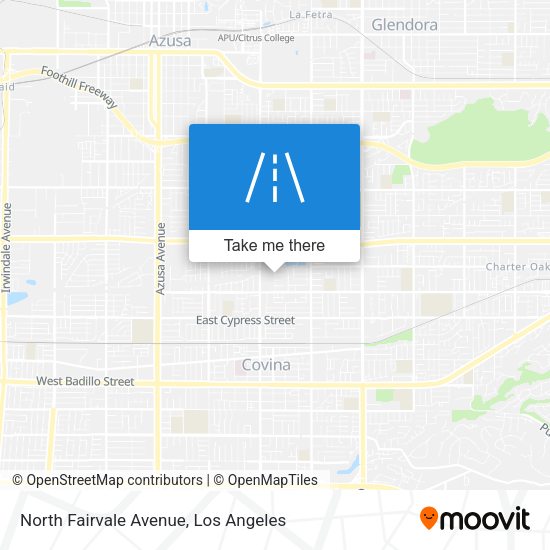 North Fairvale Avenue map
