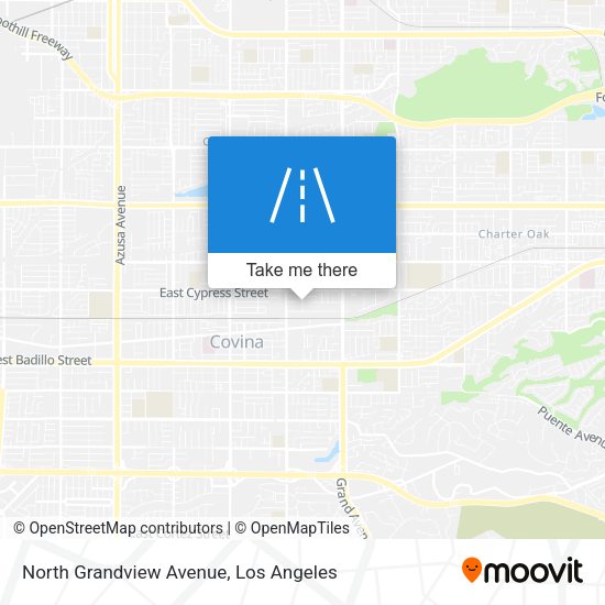 North Grandview Avenue map