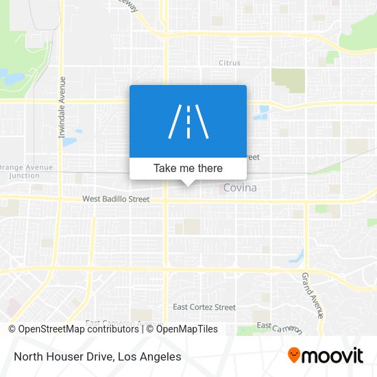 North Houser Drive map
