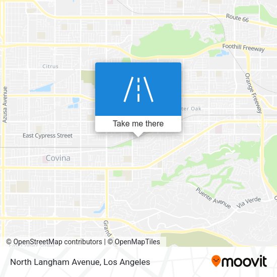North Langham Avenue map