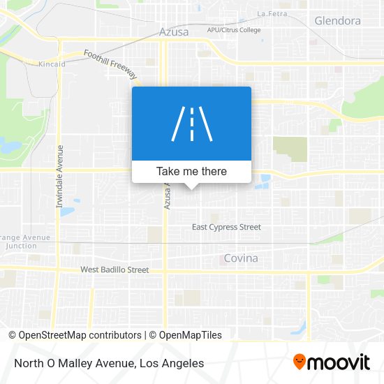 Mapa de North O Malley Avenue