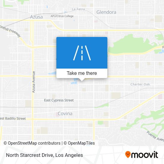 Mapa de North Starcrest Drive