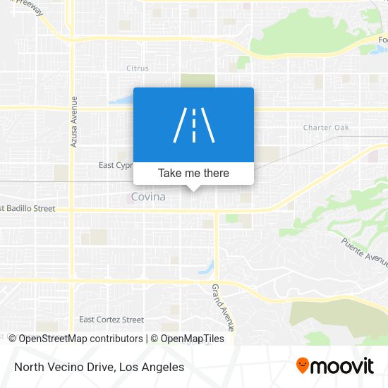 North Vecino Drive map