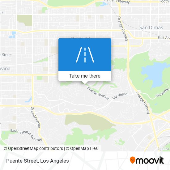 Mapa de Puente Street