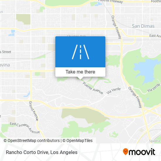 Rancho Corto Drive map