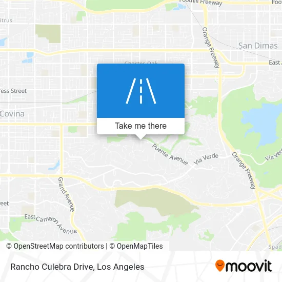 Rancho Culebra Drive map