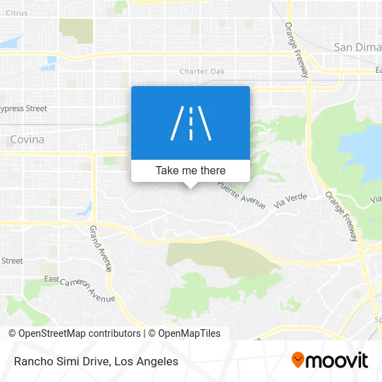 Rancho Simi Drive map