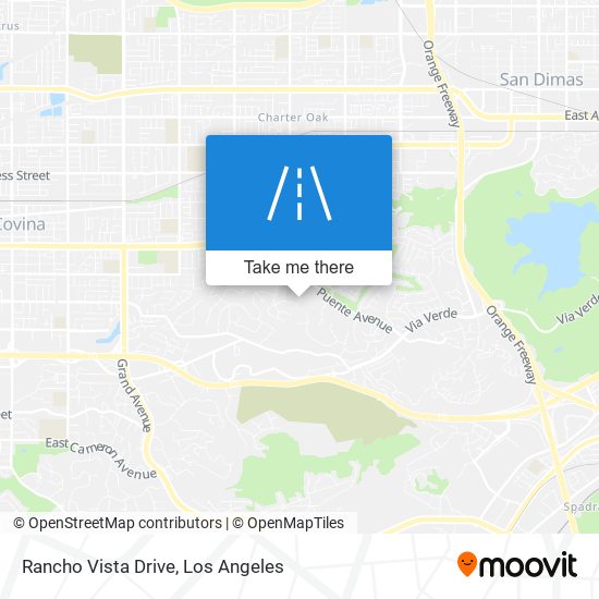 Mapa de Rancho Vista Drive