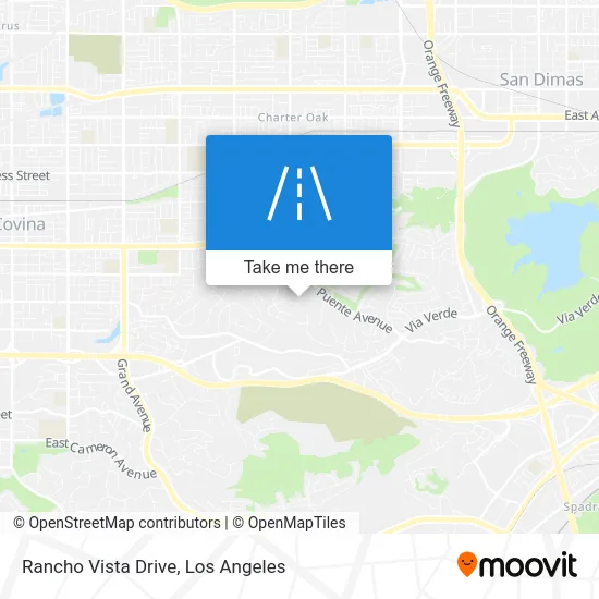 Rancho Vista Drive map