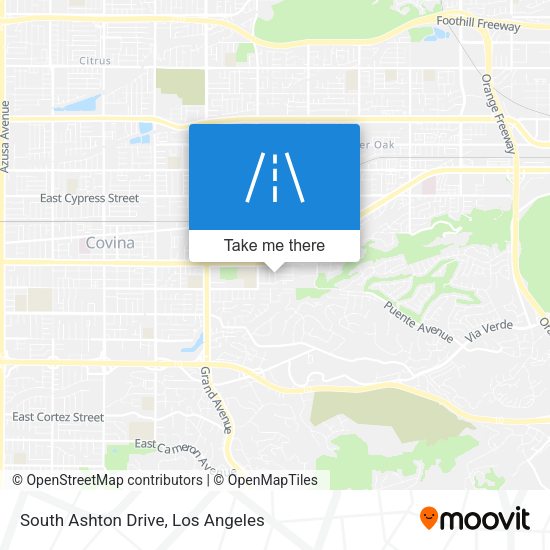 South Ashton Drive map