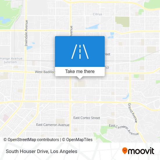 Mapa de South Houser Drive