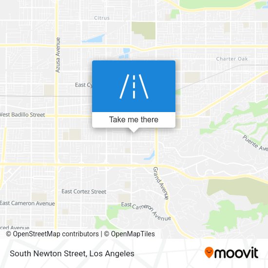 South Newton Street map