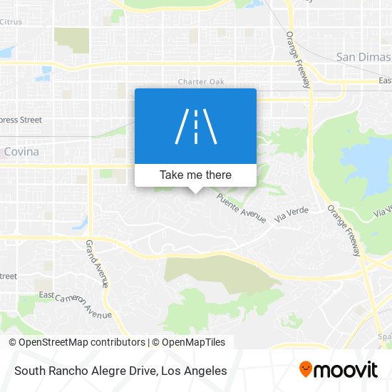 Mapa de South Rancho Alegre Drive
