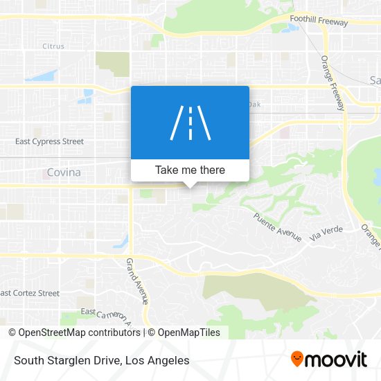 South Starglen Drive map
