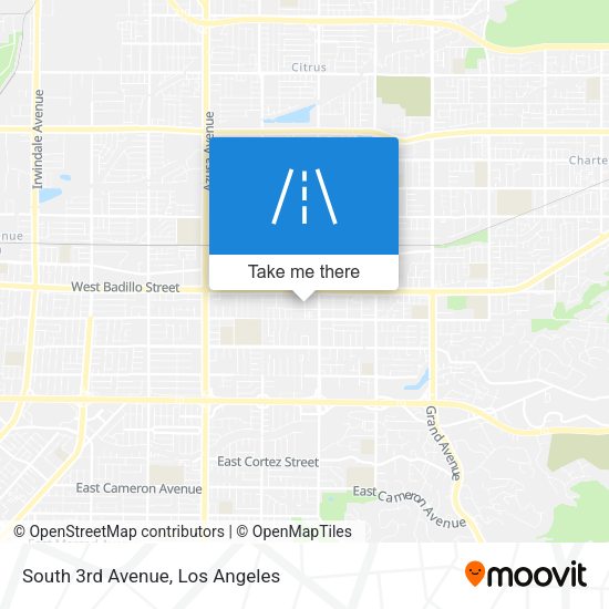 Mapa de South 3rd Avenue
