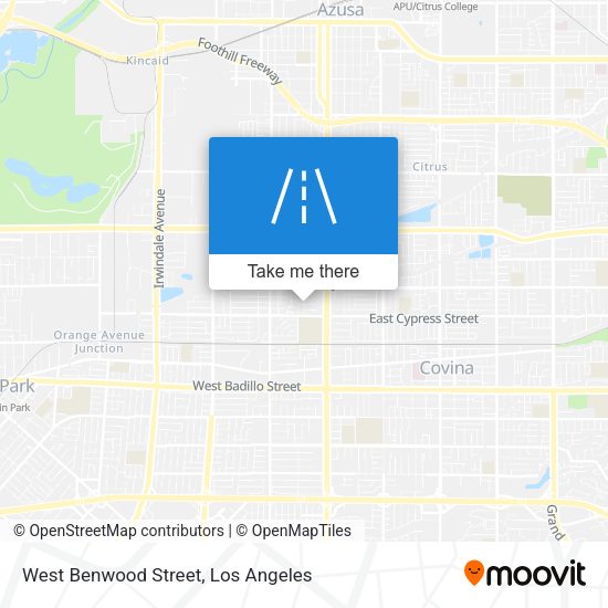 Mapa de West Benwood Street