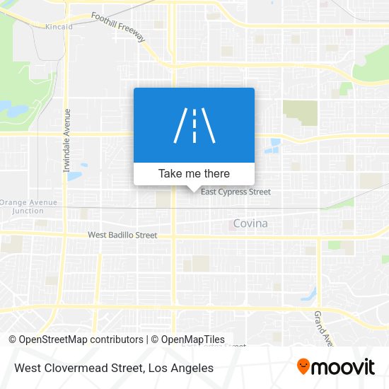 Mapa de West Clovermead Street