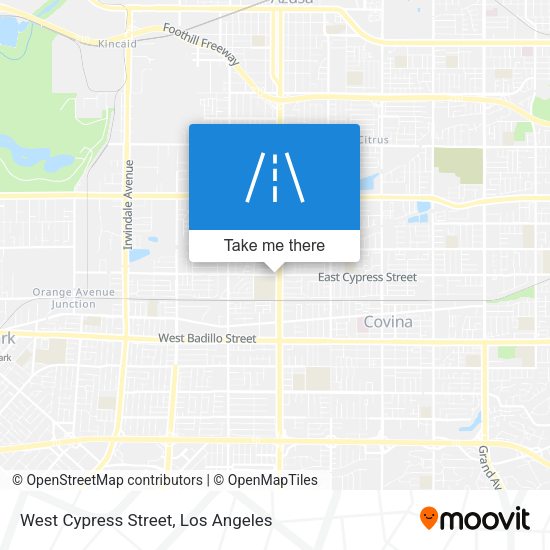 Mapa de West Cypress Street