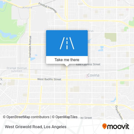 West Griswold Road map