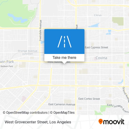 West Grovecenter Street map