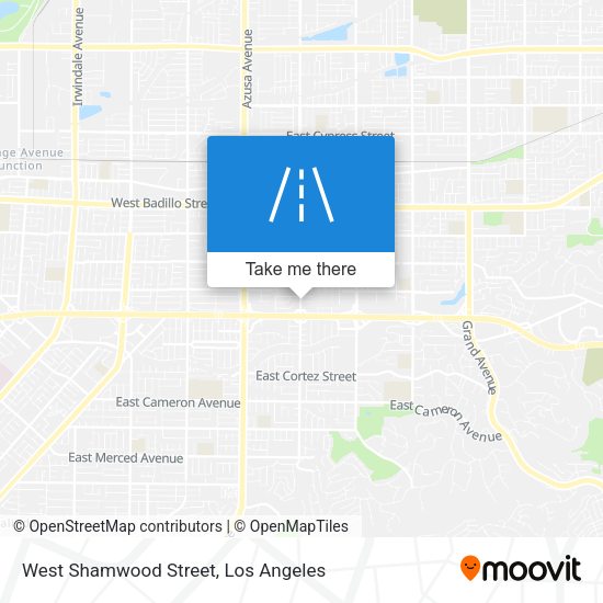 Mapa de West Shamwood Street
