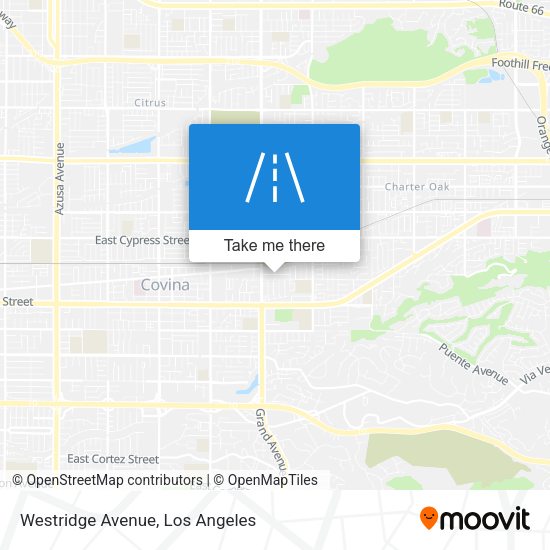 Westridge Avenue map