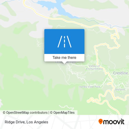 Mapa de Ridge Drive