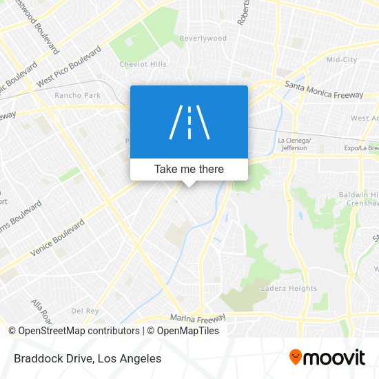 Mapa de Braddock Drive