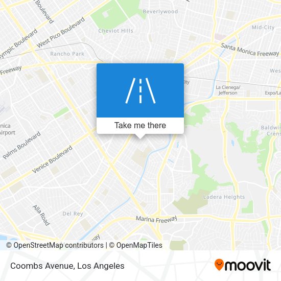 Mapa de Coombs Avenue
