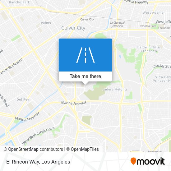 Mapa de El Rincon Way