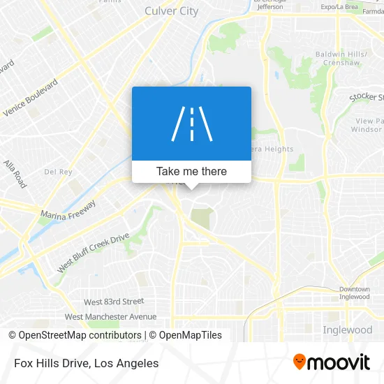 Fox Hills Drive map