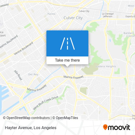 Mapa de Hayter Avenue