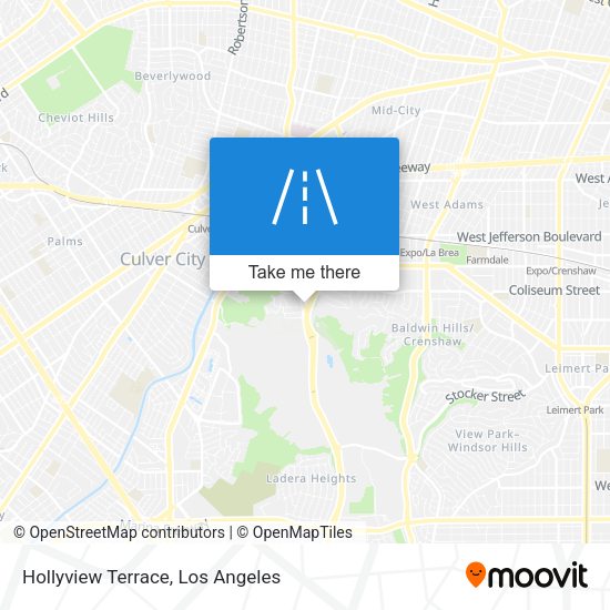 Hollyview Terrace map