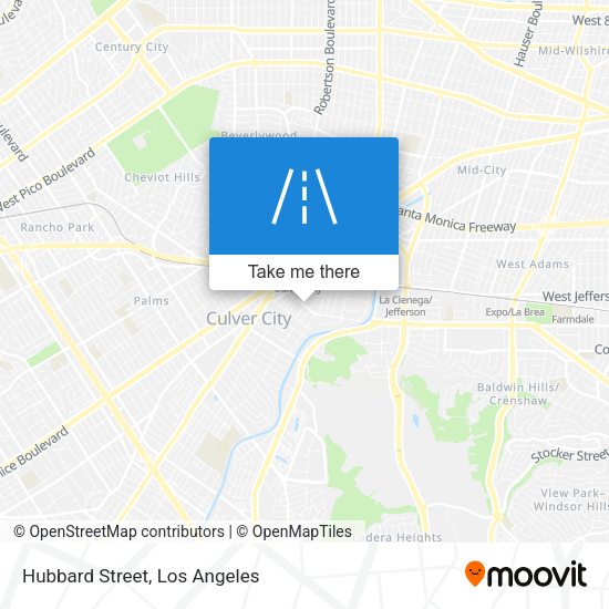 Mapa de Hubbard Street
