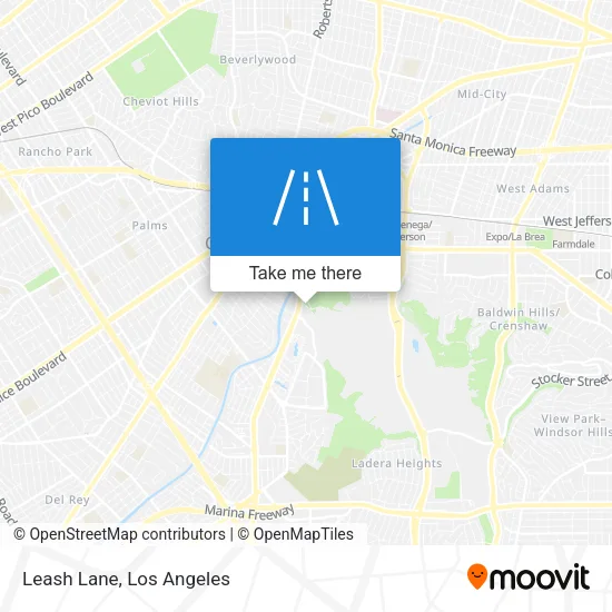 Leash Lane map