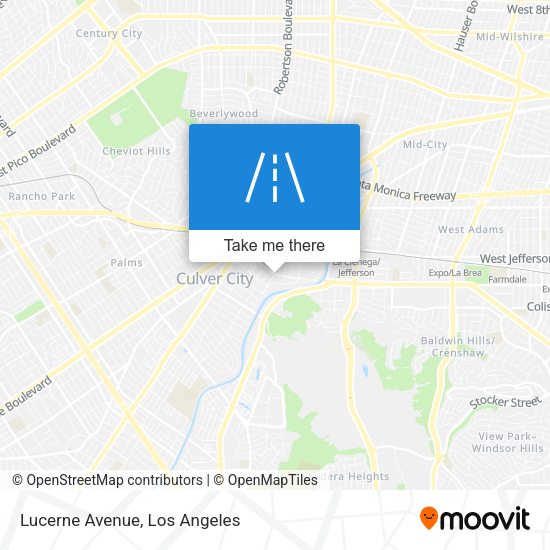 Mapa de Lucerne Avenue