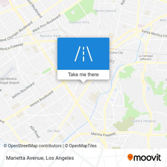 Marietta Avenue map