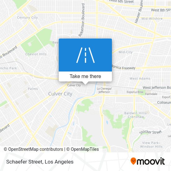 Mapa de Schaefer Street